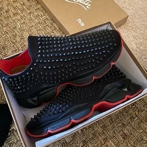 Christian Louboutin Spike Sock Mens Flat